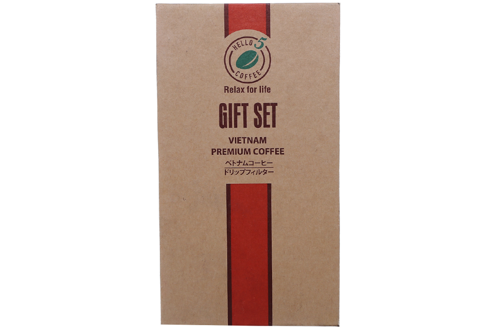 Cà phê Hello 5 Giftset đỏ 250g