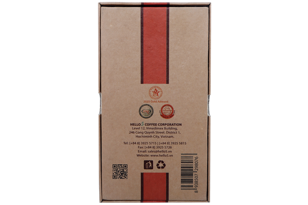 Cà phê Hello 5 Giftset đỏ 250g