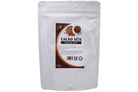 CACAO SỮA HÒA TAN 3IN1 GREEND FOOD 500G-1
