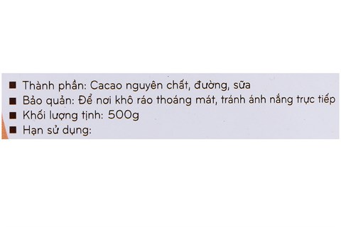 CACAO SỮA HÒA TAN 3IN1 GREEND FOOD 500G-3
