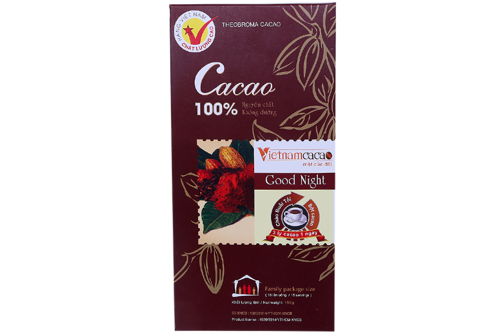 Bột cacao Việt Nam Cacao gói 150g