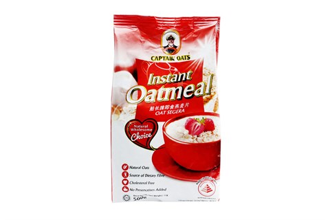 Yến mạch ăn liền Captain Oats gói 500g
