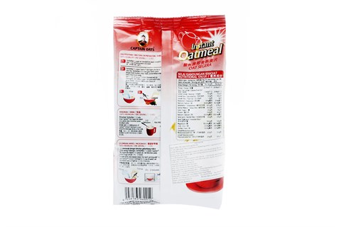 Yến mạch ăn liền Captain Oats gói 500g