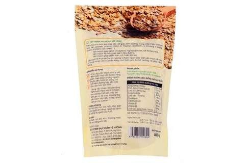 Yến mạch nguyên chất A1 túi 400g
