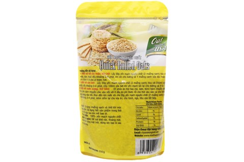 Yến mạch nguyên chất Union hũ 200g