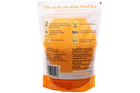 Yến mạch cán mỏng Good Day 500g