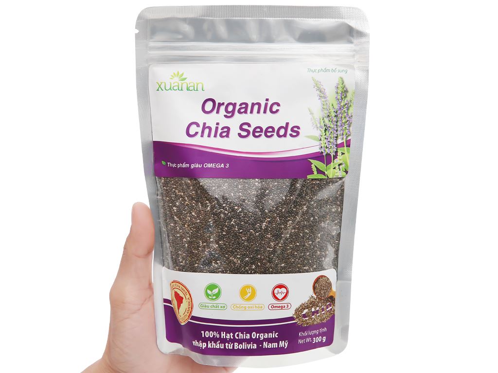 Hạt chia Organic Xuân An gói 300g 7