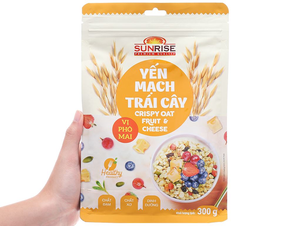 Yến Mạch Quả Sunrise Phô Mai 300G Giá Tốt Tại Bách Hoá Xanh