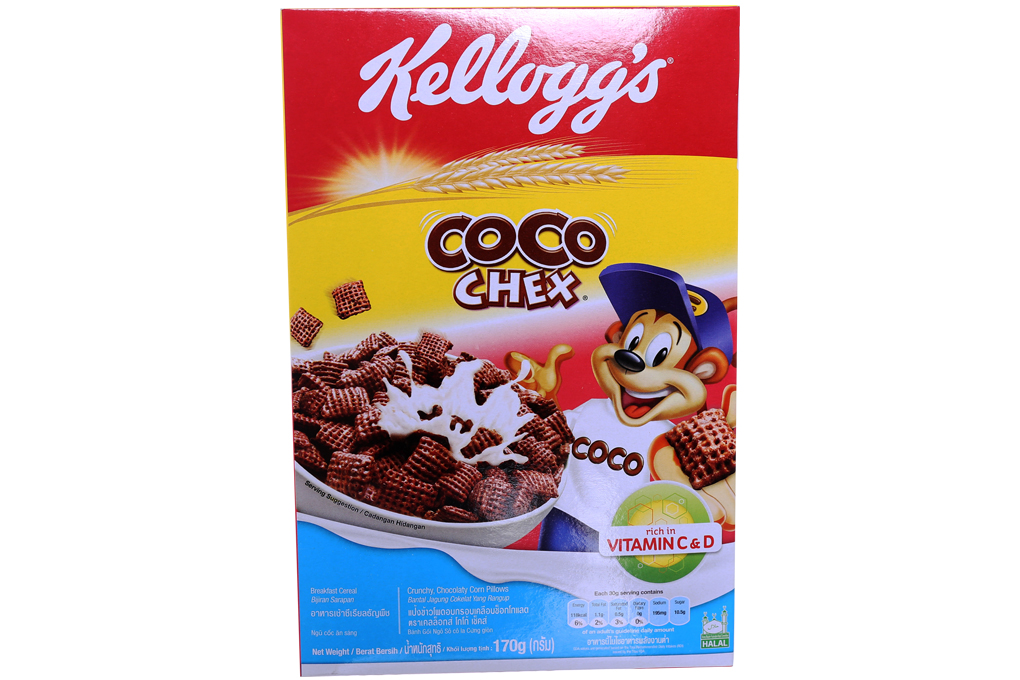 Ngũ cốc dinh dưỡng Kellogg's CoCo Chex hộp 170g
