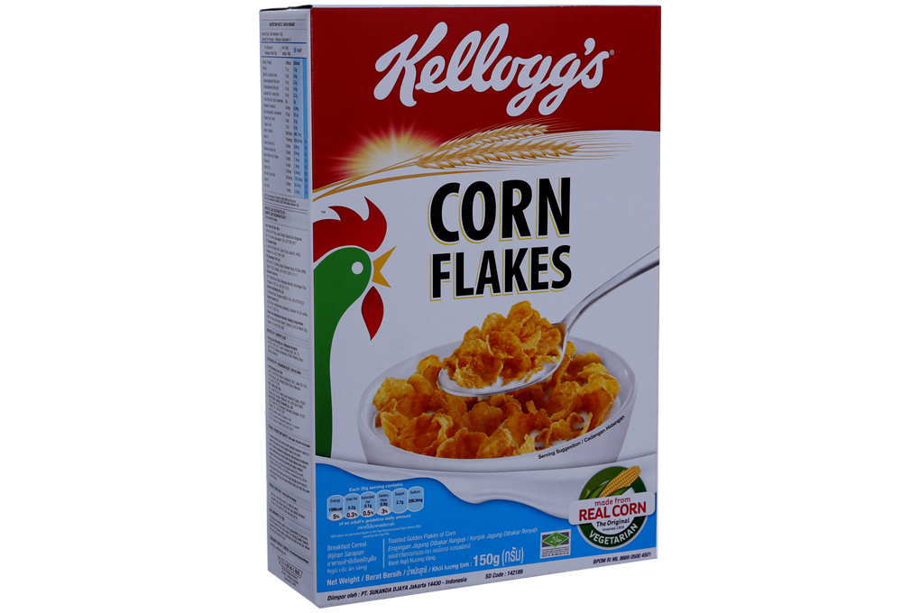 Ngũ cốc Kellogg's Corn Flakes hương Bắp hộp 150g