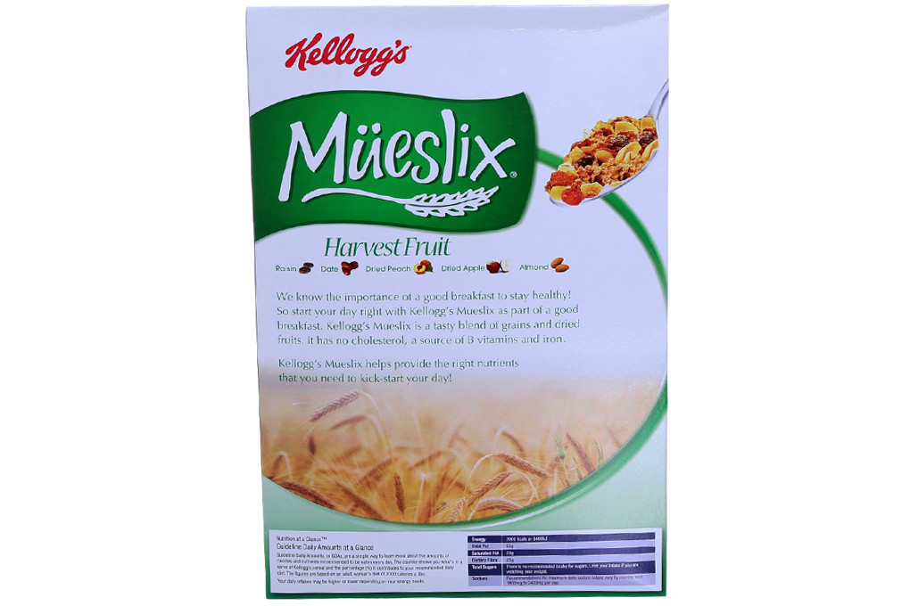 Ngũ cốc dinh dưỡng Mueslix Harvest Fruit hộp 375g