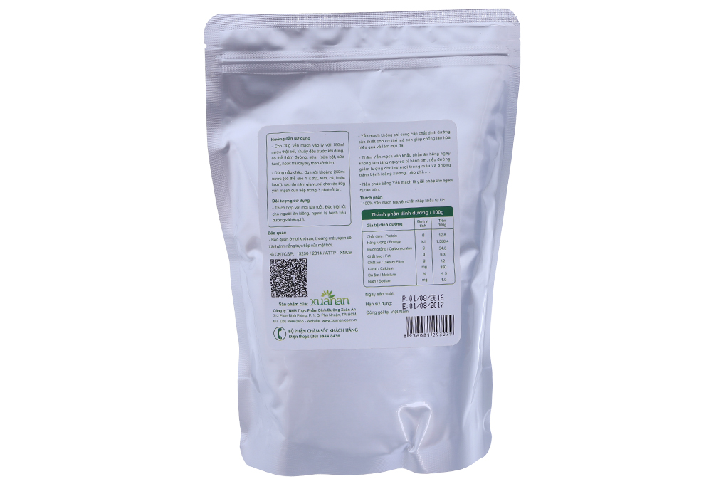 Bột yến mạch Úc nguyên chất gói 400g