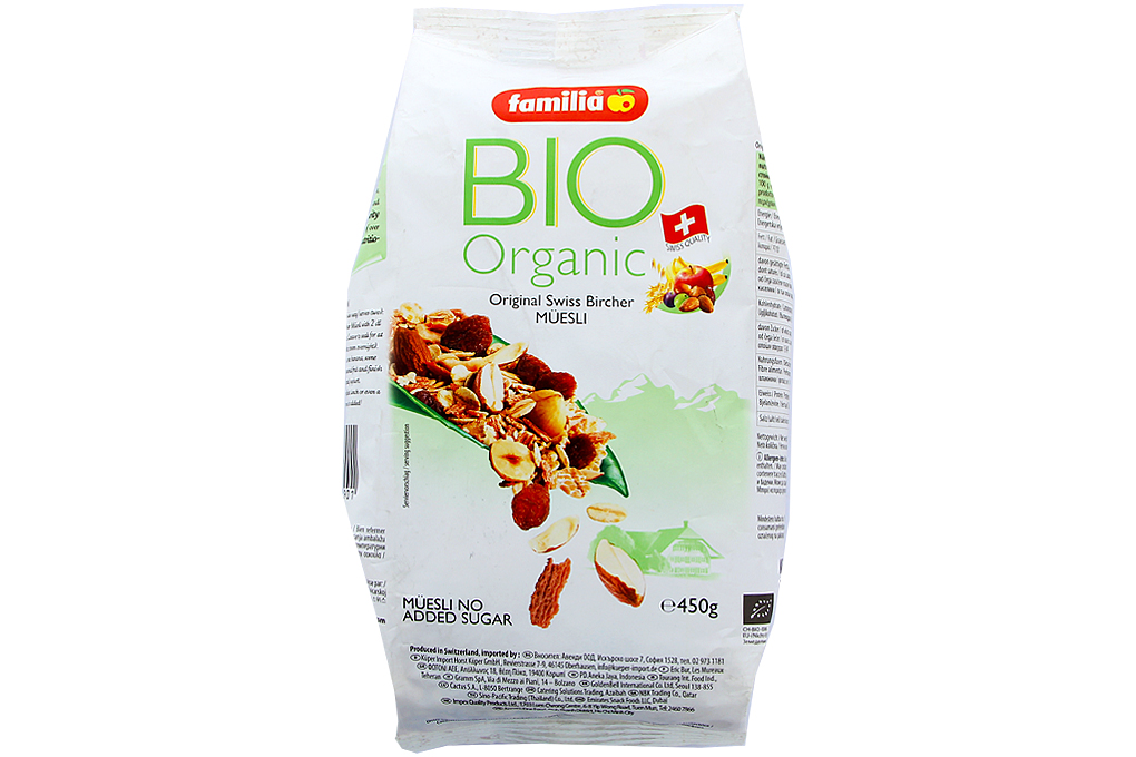 Ngũ cốc sạch hỗn hợp các loại hạt Bio Organic gói 450g