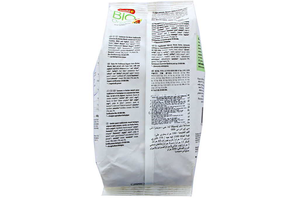 Ngũ cốc sạch hỗn hợp các loại hạt Bio Organic gói 450g