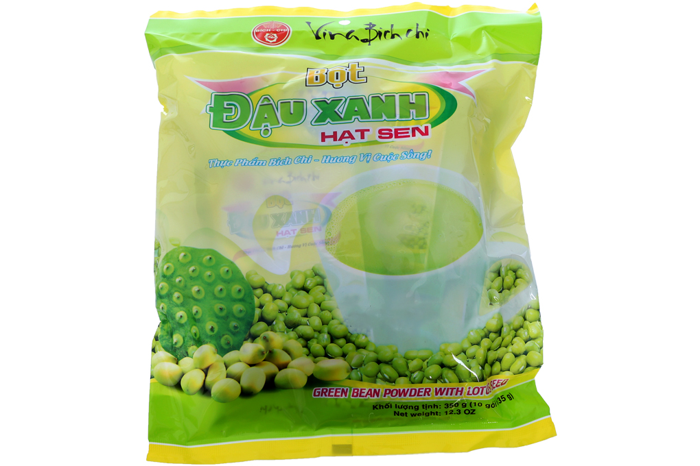 Bột đậu xanh hạt sen Vina Bích Chi bịch 350g