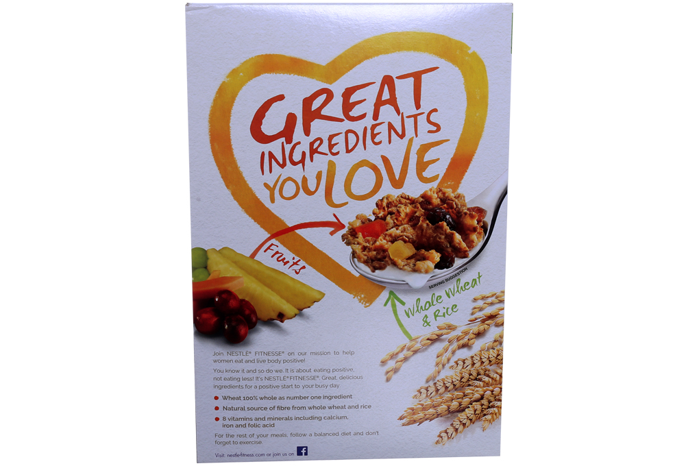 Ngũ cốc ăn sáng Fitnesse & Fruit hộp 400g