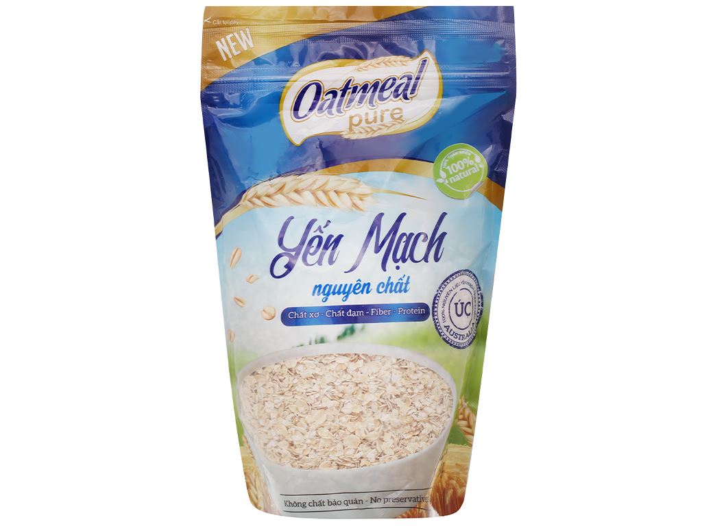 Yến mạch Oatmeal gói 350g – Lựa chọn hoàn hảo cho sức khỏe và sắc đẹp