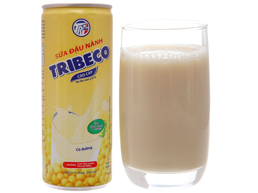 Mua Sữa đậu nành Tribeco Trisoy lon 240ml tại BachhoaXANH.co