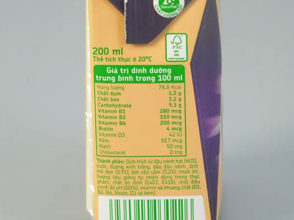 3 hộp sữa đậu mè đen Fami 200ml giá tốt tại Bách hoá XANH
