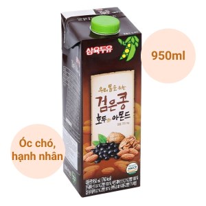 Sữa đậu đen óc chó hạnh nhân Sahmyook hộp 950ml