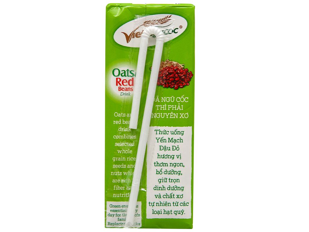 Thùng 40 hộp yến mạch đậu đỏ Việt Ngũ Cốc 180ml 6