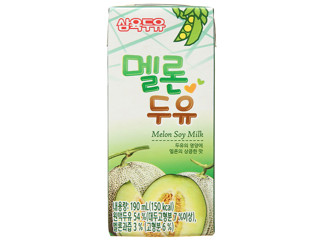 Thùng 16 hộp sữa đậu nành vị dưa lưới Sahmyook 190ml 5
