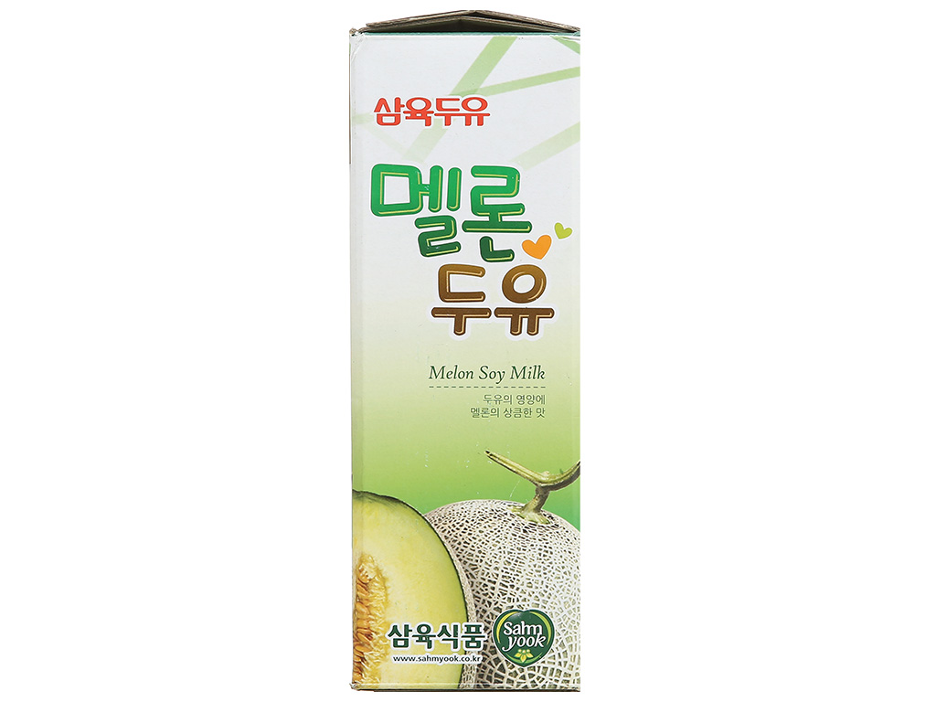 Thùng 16 hộp sữa đậu nành vị dưa lưới Sahmyook 190ml 6