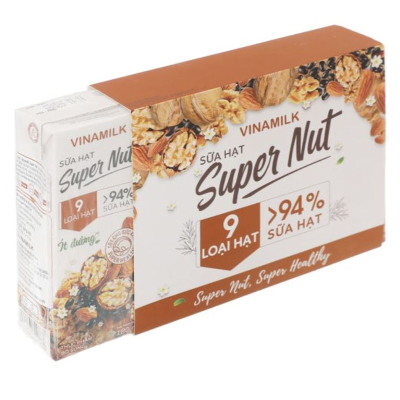 Thùng 24 hộp sữa hạt Vinamilk Super Nut 180 ml (từ 4 tuổi) 4