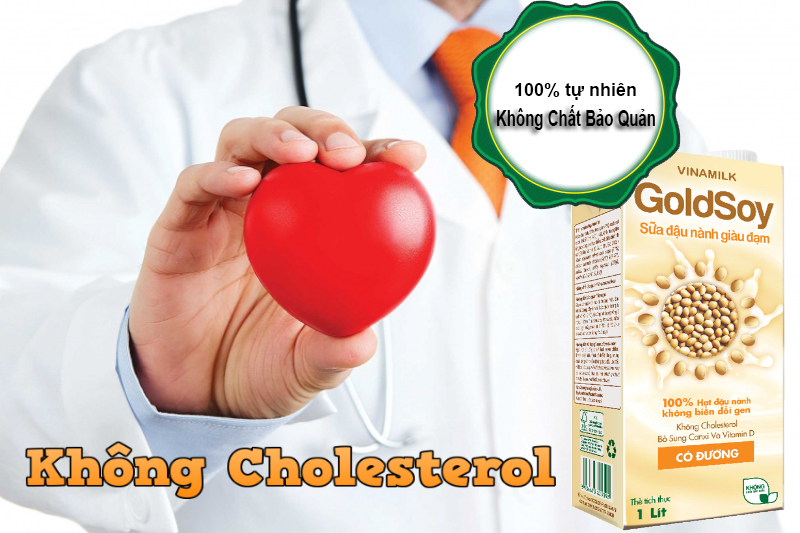 Sữa đậu nành giàu đạm GoldSoy có đường hộp 1 lít
