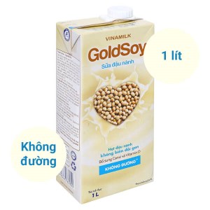 Sữa đậu nành không đường Vinamilk Goldsoy 1 lít