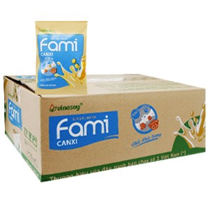 Thùng sữa đậu nành Fami Canxi