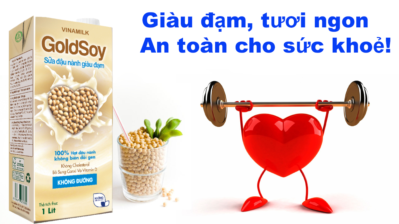 Sữa đậu nành GoldSoy không đường hộp 1 lít (thùng 12 hộp)