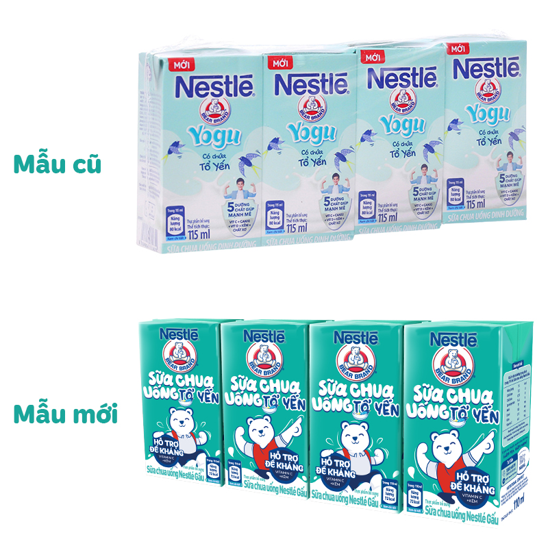 Thùng 48 hộp sữa chua uống tổ yến Nestlé Yogu 110 ml (từ 1 tuổi) 14