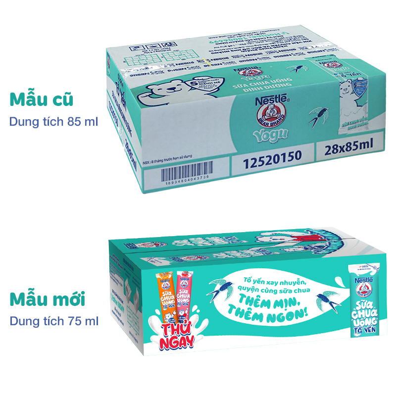 Sữa chua uống tổ yến Nestlé Yogu 75 ml (từ 1 tuổi) 7
