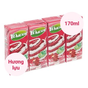 Lốc 4 hộp sữa chua uống vị lựu YoMost 170ml
