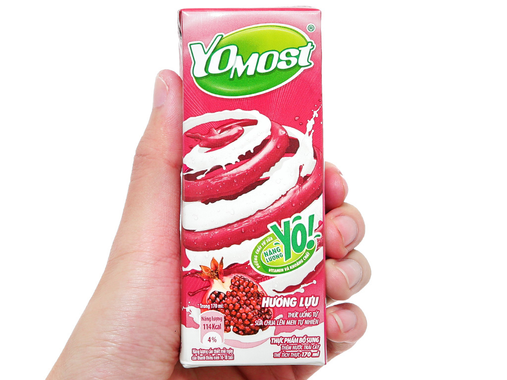 48 hộp sữa chua YoMost lựu 170ml giá tốt tại Bách hoá XANH