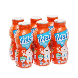 Lốc 6 Chai Sữa Chua Uống Tiệt Trùng Fristi Vị Cam 80 Ml (Từ 1 Tuổi)