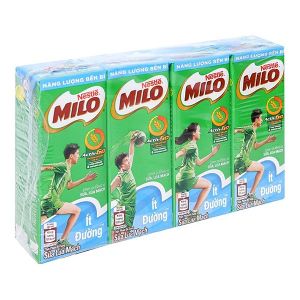 Posten mit 4 Schachteln Nestlé Milo Gerstengetränk mit niedrigem Zuckergehalt