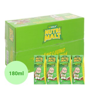 Thùng 48 hộp thức uống lúa mạch VPMilk Nutrimalt 180ml