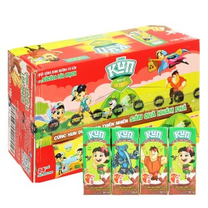 Thùng 48 hộp sữa lúa mạch hương socola LiF Kun 180ml