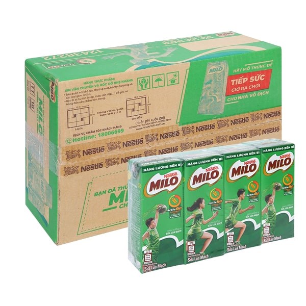 Schachtel mit 48 Schachteln Nestlé Milo Active Go Gerstengetränk