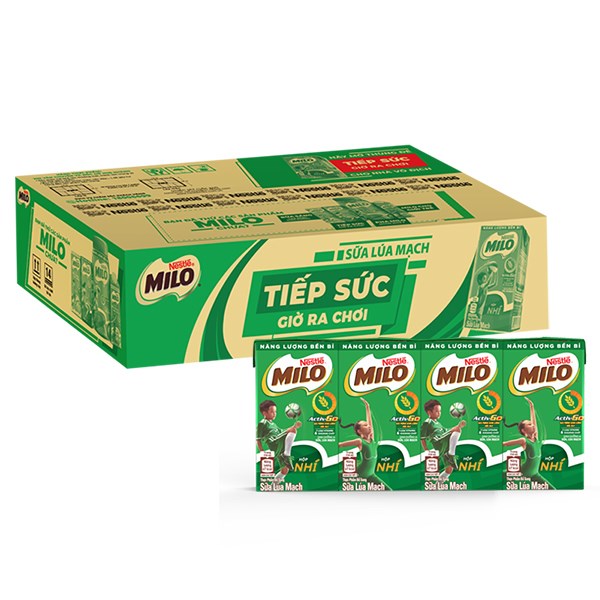 Thùng 48 Hộp Thức Uống Lúa Mạch Nestlé Milo 110 Ml (Từ 2 Tuổi)