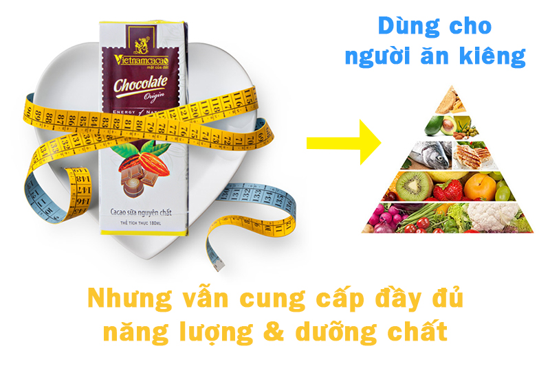 Cacao sữa nguyên chất Vietnamcacao hộp 180ml (thùng 48 hộp)