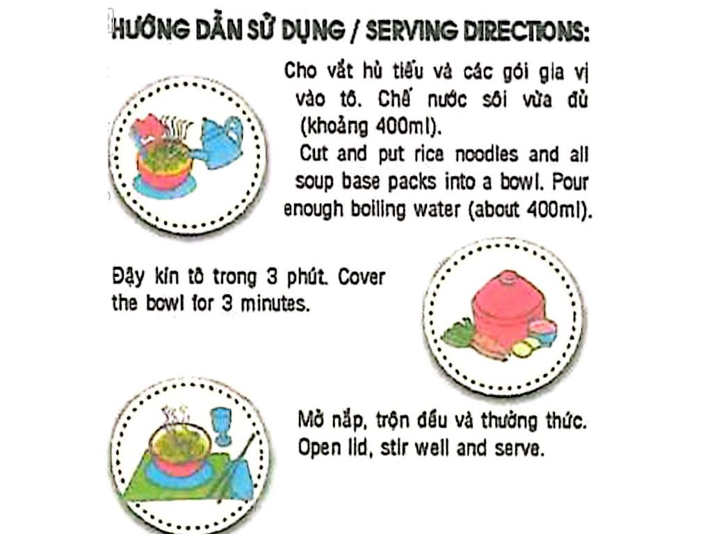 Hủ tiếu bò kho Vifon gói 65g 5