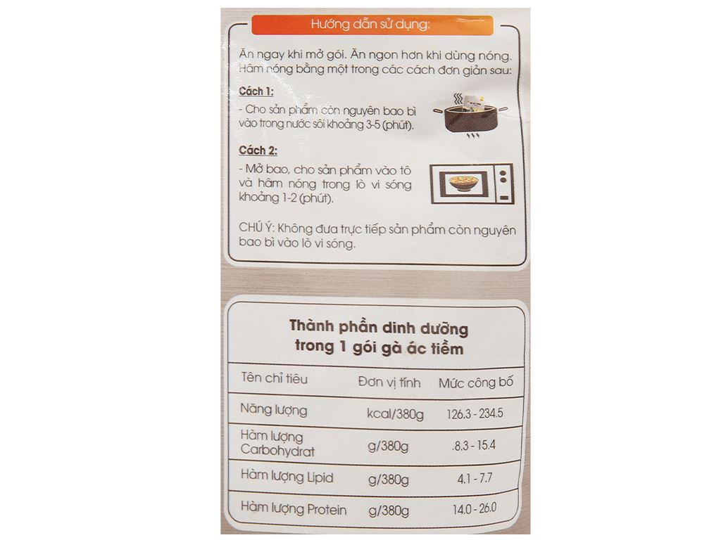 Gà ác tiềm ngũ vị Cây Thị gói 380g 4
