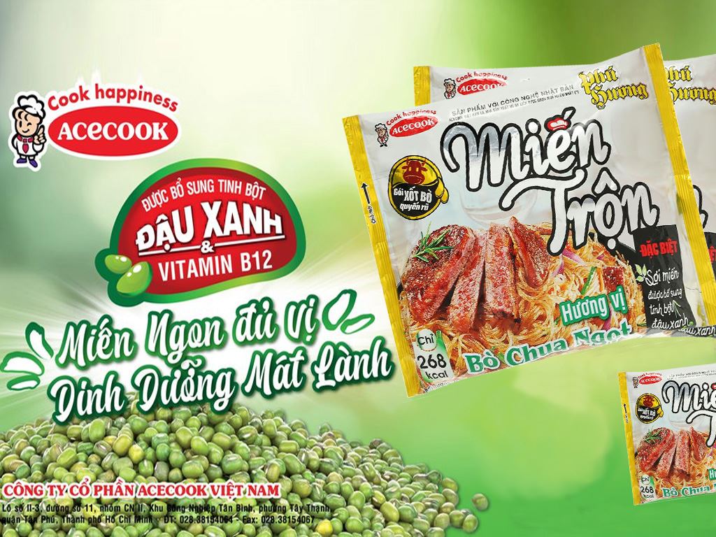 Thùng 24 gói miến trộn Phú Hương vị bò chua 71g 3