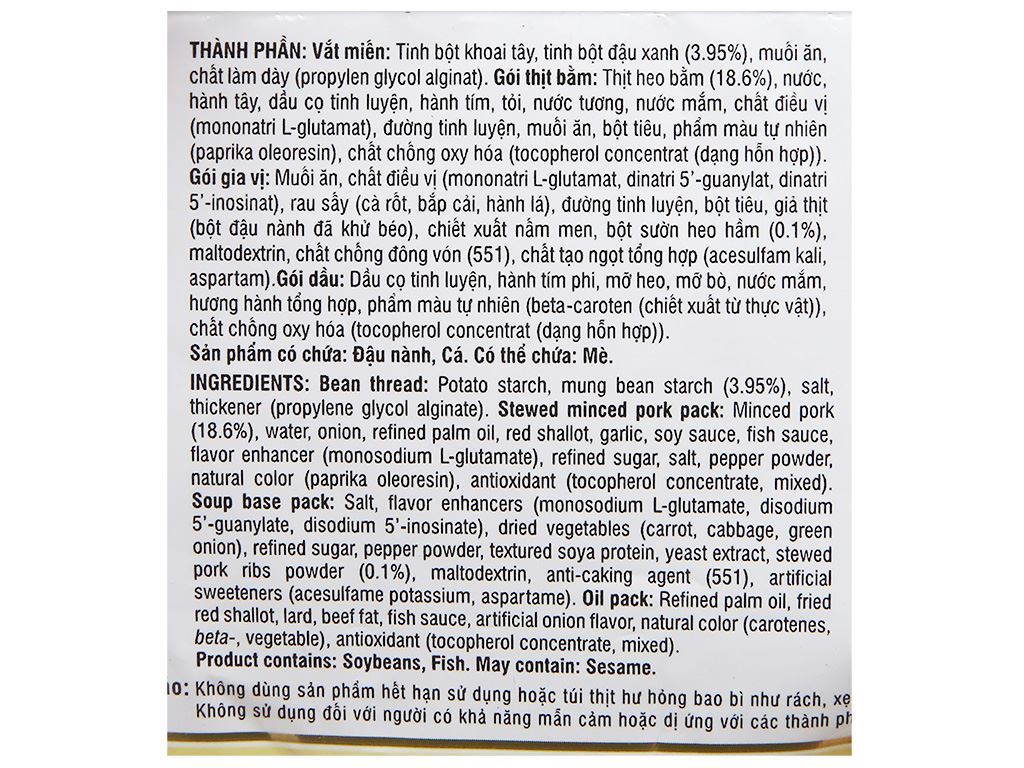 Miến thịt bằm Vifon Hoàng Gia gói 105g 5
