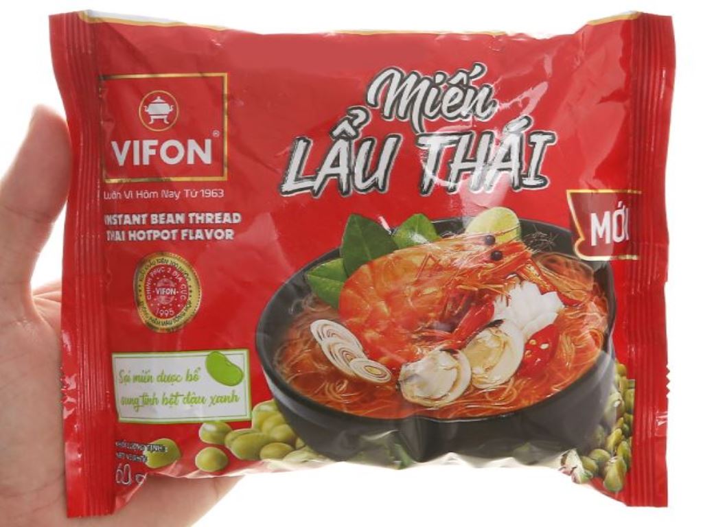 Thùng 24 gói miến lẩu Thái Vifon 60g 8