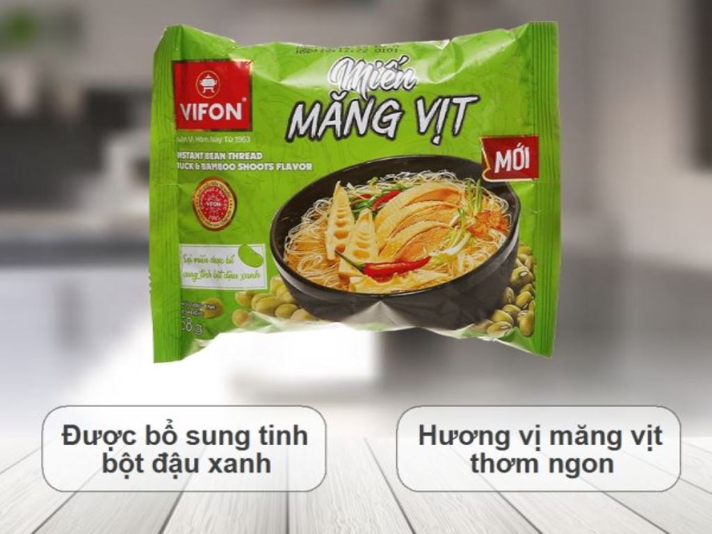 Lốc 4 gói miến măng vịt Vifon 58g 2