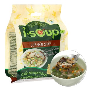 Súp nấm chay ăn liền I.Soup 5 viên x 10g